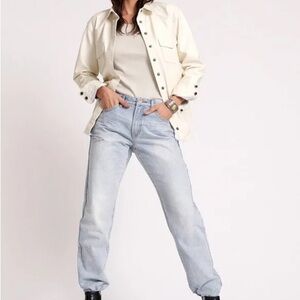 NWT One Teaspoon Light Wash Straight Leg Jeans Size 30